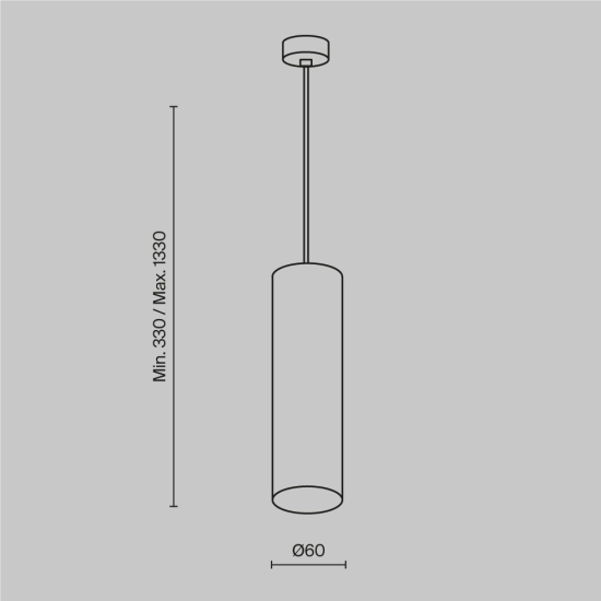 Lampa wisząca Focus P075PL-01W Maytoni - zdjęcie dodatkowe 8