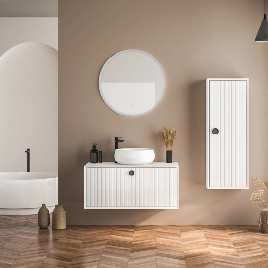 Lustro LED 60 cm D2311 z podświetleniem LED/24W/230V 3000/4000/6000K IP44 ZUMA LINE