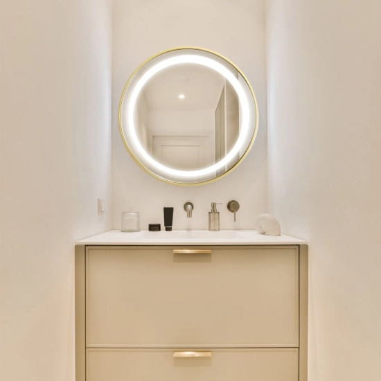 Lustro LED 60 cm D251801 z podświetleniem LED/24W/230V 3000/4000/6000K IP44 ZUMA LINE