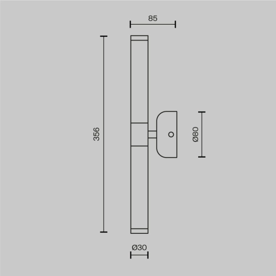 Kinkiet Wall Lamp Axis MOD106WL-L10G3K Maytoni - zdjęcie dodatkowe 10