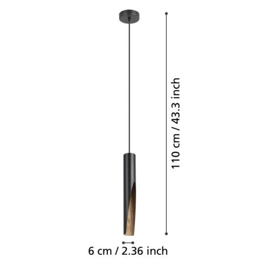 BABARBOTTO Lampa wisząca 901732 EGLO