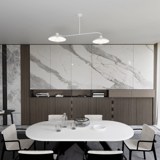Żyrandol FOSTER 2 WHITE 1354/2 EMIBIG Lighting