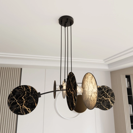 Lampa wisząca MOTIF 4 MARBLE 1327/4 EMIBIG Lighting