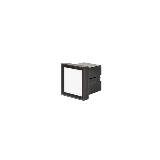 DEJAVU SQ 9 wpuszczana czarna 230V LED 3.5W IP65 3000K R12530 Rendl light studio