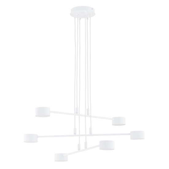 Lampa wisząca MODUS 6 WHITE 1340/6 EMIBIG Lighting
