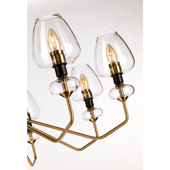 Żyrandol Armand – 8 źródeł światła – Stary mosiądz DL-ARMAND8-AB Elstead Lighting