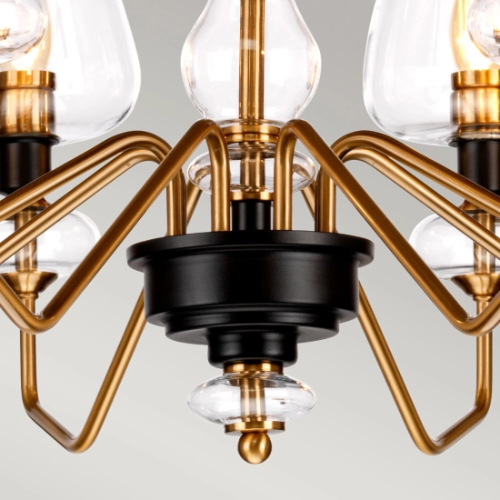 Żyrandol Armand – 8 źródeł światła – Stary mosiądz DL-ARMAND8-AB Elstead Lighting