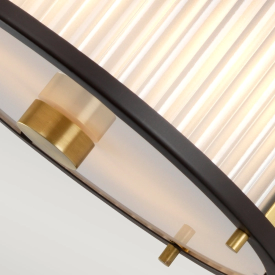 Lampa wisząca Corona – 2 źródła światła – Stary brąz/ Stary mosiądz DL-CORONA-2P-BAB Elstead Lighting