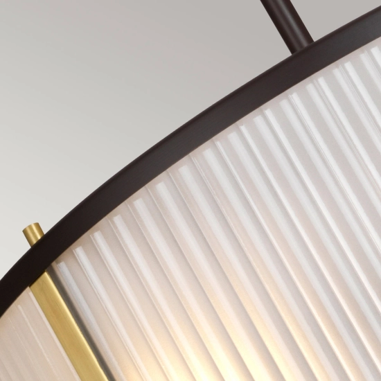 Lampa wisząca Corona – 3 źródła światła – Stary brąz/ Stary mosiądz DL-CORONA-3P-BAB Elstead Lighting