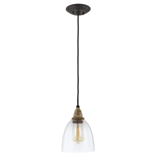 kinkiecik.pl Mała lampa wisząca Matrimonio – 1 źródło światła DL-MATRIMONIO1MP Elstead Lighting