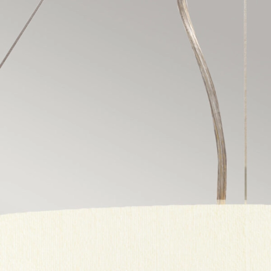 Lampa wisząca 56 cm Pearce – 5 źródeł światła – Postarzany mosiądz DL-PEARCE22-5LT-IV-AB Elstead Lighting