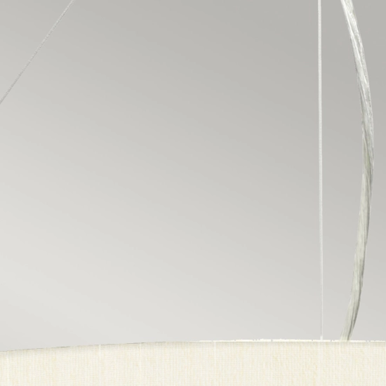 Lampa wisząca 66 cm Pearce – 5 źródeł światła – Polerowany chrom DL-PEARCE26-5LT-IV-PC Elstead Lighting