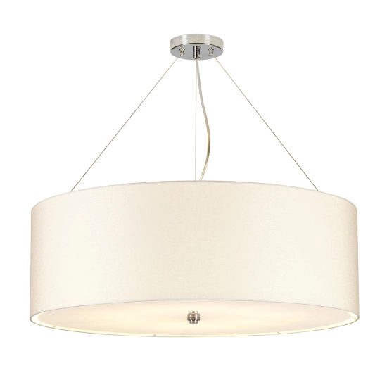 Lampa wisząca 76 cm Pearce – 7 źródeł światła – Polerowany chrom DL-PEARCE30-7LT-IV-PC Elstead Lighting