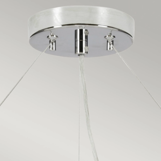 Lampa wisząca 76 cm Pearce – 7 źródeł światła – Polerowany chrom DL-PEARCE30-7LT-IV-PC Elstead Lighting