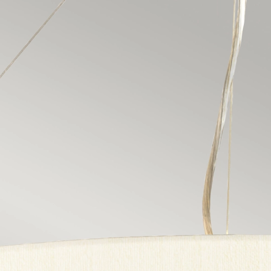 Lampa wisząca 86 cm Pearce – 7 źródeł światła – Postarzany mosiądz DL-PEARCE34-7LT-IV-AB Elstead Lighting