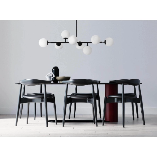 LAMPA sufitowa DORADO LP-002/8P BK Light Prestige