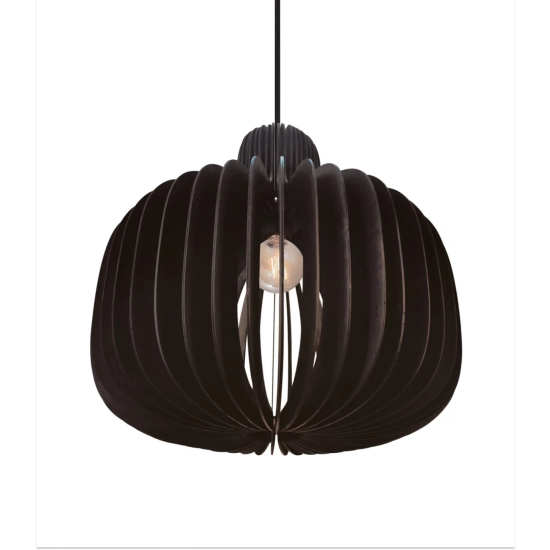 Drewniana lampa wisząca Hazo 43 czarna 2512053003 Nordlux