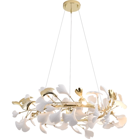 Lampa wisząca LEAF MD2858-6AS-G ZUMA LINE