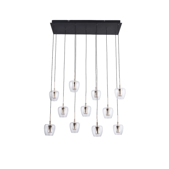 LAMPA WISZĄCA NELSON BLACK-GOLD MD2291-11B-3BGT ZUMA LINE