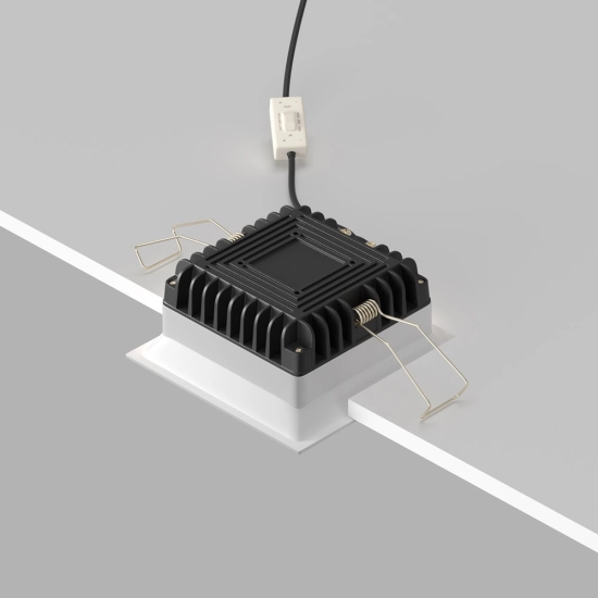 Lampa wpuszczana Okno 3000-4000-6000K 1x12W 100° DL056-12W3-4-6K-W Maytoni - zdjęcie dodatkowe 3