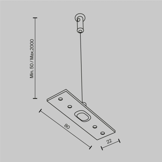 Zestaw podwieszany 2 pcs Exility biały TRA034SW-2W Maytoni - zdjęcie dodatkowe 4