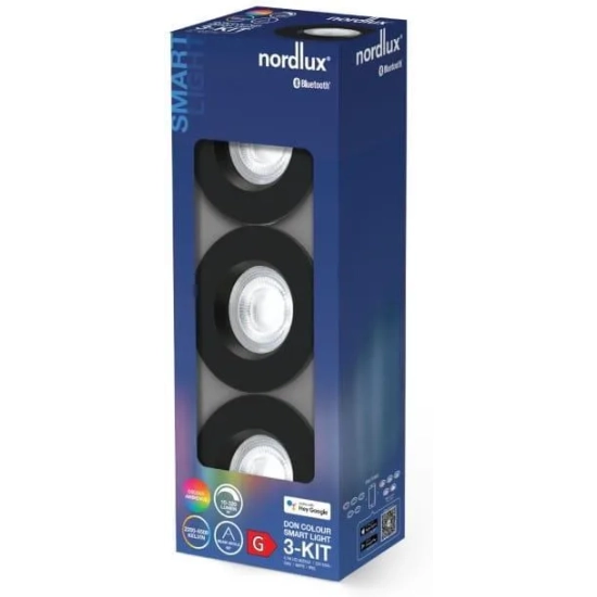 Oprawa downlight Don Smart 3-Kit czarny 2210500003 Nordlux