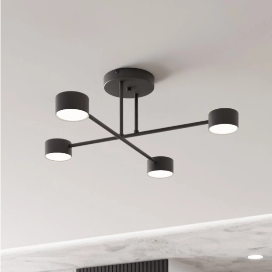 Lampa sufitowa HALO 4 BLACK 1355/4 EMIBIG Lighting - zdjęcie produktu