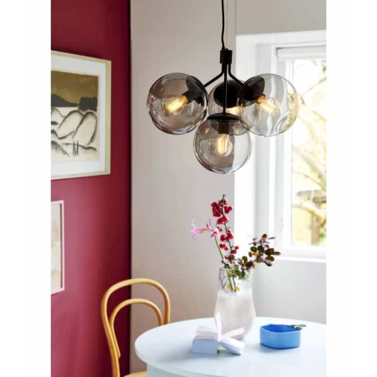kinkiecik.pl Lampa wisząca dymione klosze IVONA 4 2112153003 Nordlux