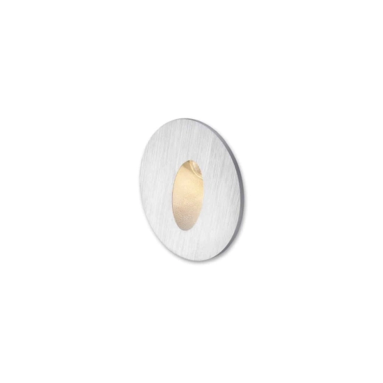ELICA R wpuszczana aluminium szczotkowane 230V LED 3W IP54 3000K R12528 Rendl light studio - zdjęcie produktu