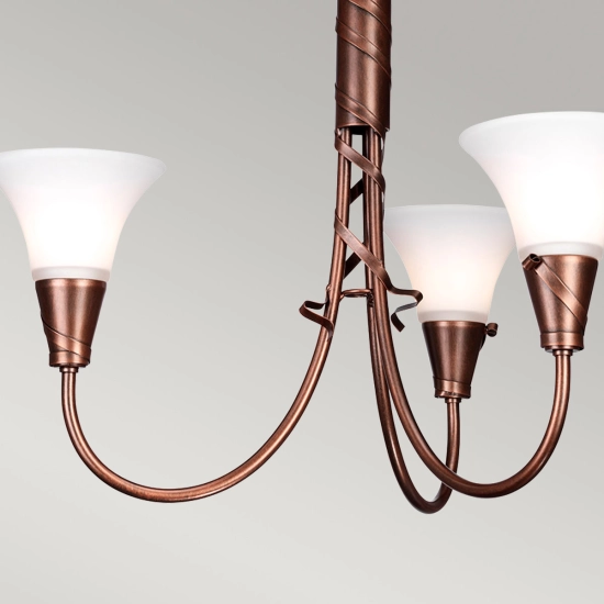 Żyrandol Emily – 3 źródła światła EM3-COPPER Elstead Lighting