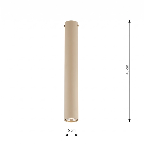 Lampa sufitowa TECNO 1L MOKKA 1316/1LM EMIBIG - zdjęcie dodatkowe 6