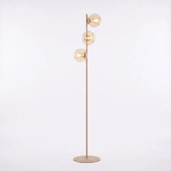 Lampa podłogowa MAGNUS LP3 MOKKA AMBER 1641/LP3 EMIBIG - zdjęcie produktu