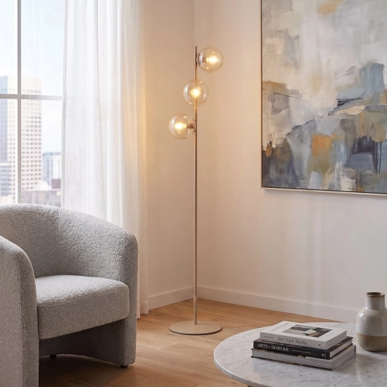 Lampa podłogowa MAGNUS LP3 MOKKA AMBER 1641/LP3 EMIBIG - zdjęcie dodatkowe 1