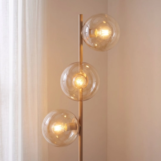 Lampa podłogowa MAGNUS LP3 MOKKA AMBER 1641/LP3 EMIBIG - zdjęcie dodatkowe 2