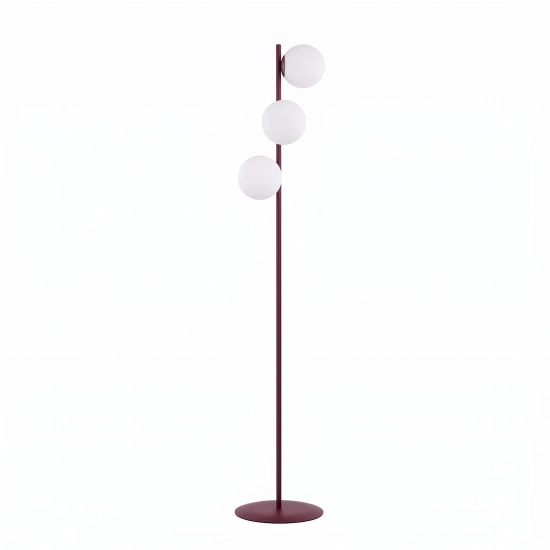 Lampa podłogowa MAGNUS LP3 BURGUND OPAL 1644/LP3 EMIBIG - zdjęcie produktu