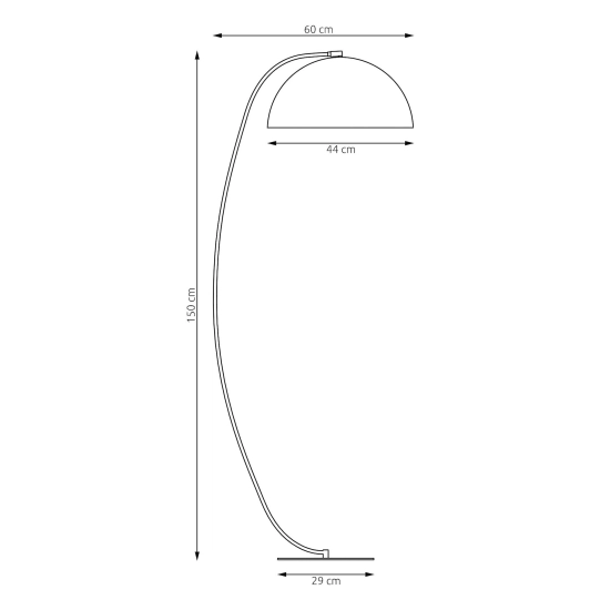 Lampa podłogowa ARCOS LP1 MOKKA 1696/LP1 EMIBIG - zdjęcie dodatkowe 6