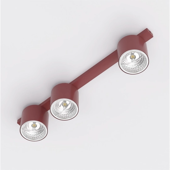 Lampa sufitowa NANO 3 BURGUNDY 1697/3 EMIBIG - zdjęcie dodatkowe 1