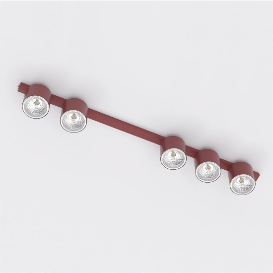 Lampa sufitowa NANO 5 BURGUNDY 1697/5 EMIBIG - zdjęcie dodatkowe 2
