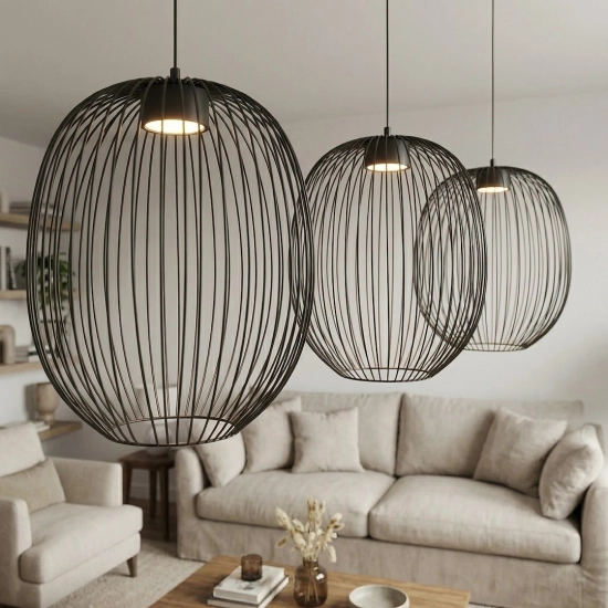 Lampa wisząca MANTRA 3 BLACK 1699/3 EMIBIG - zdjęcie dodatkowe 6
