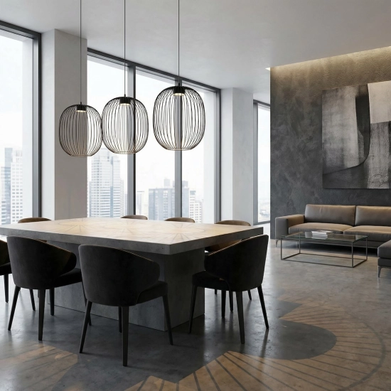 Lampa wisząca MANTRA 3 BLACK 1699/3 EMIBIG - zdjęcie dodatkowe 7