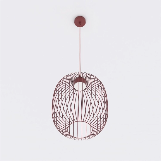 Lampa wisząca MANTRA 1 BURGUNDY 1700/1 EMIBIG - zdjęcie dodatkowe 2