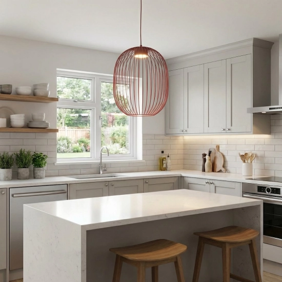 Lampa wisząca MANTRA 1 BURGUNDY 1700/1 EMIBIG - zdjęcie dodatkowe 3