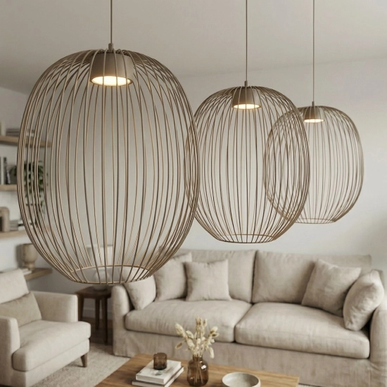 Lampa wisząca MANTRA 3 MOKKA 1701/3 EMIBIG - zdjęcie dodatkowe 1