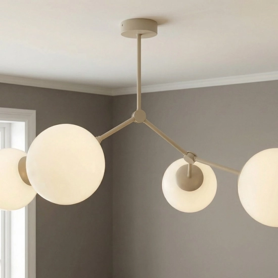Lampa sufitowa SPACE 4 MOKKA OPAL 1703/4 EMIBIG - zdjęcie dodatkowe 5