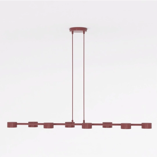 Lampa wisząca MEGARA 8 BURGUNDY 1706/8 EMIBIG - zdjęcie dodatkowe 2