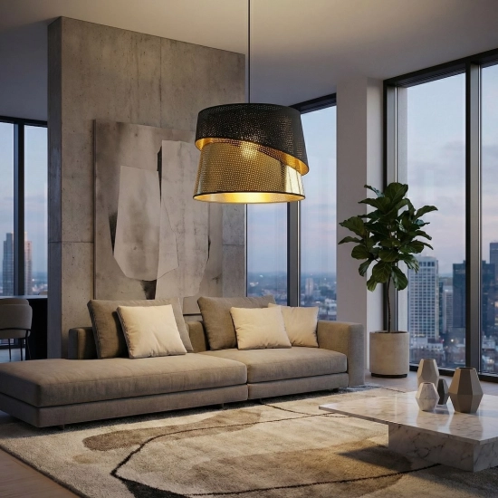 Lampa wisząca CANVA 1 BLACK GOLD 1708/1 EMIBIG - zdjęcie dodatkowe 3