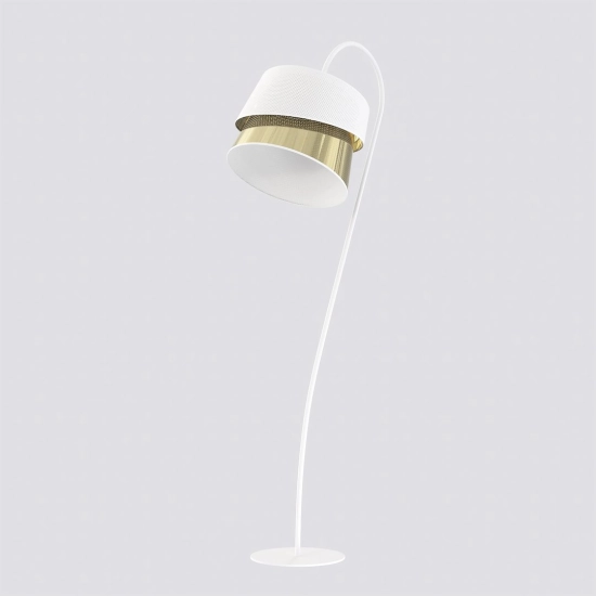 Lampa podłogowa CANVA LP1 WHITE GOLD 1710/LP1 EMIBIG - zdjęcie produktu