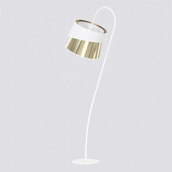 Lampa podłogowa CANVA LP1 WHITE GOLD 1710/LP1 EMIBIG - zdjęcie dodatkowe 2