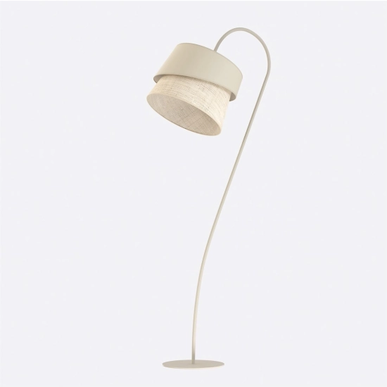 Lampa podłogowa CANVA LP1 MOKKA RATTAN 1712/LP1 EMIBIG - zdjęcie dodatkowe 1