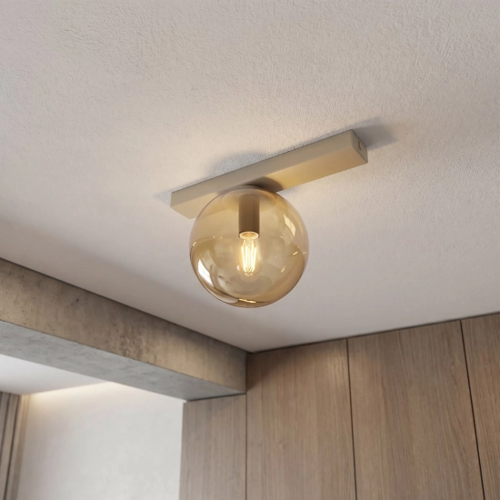 Lampa sufitowa FIT 1 MOKKA AMBER 1714/1 EMIBIG - zdjęcie dodatkowe 3